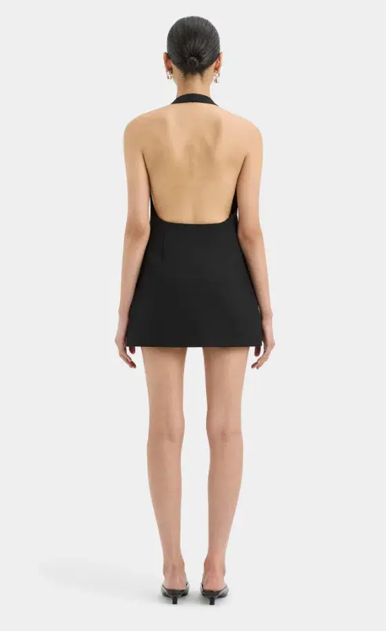 Sir the Label Sandrine Halter Mini Dress Black Size 0 / AU 6 - Image 2