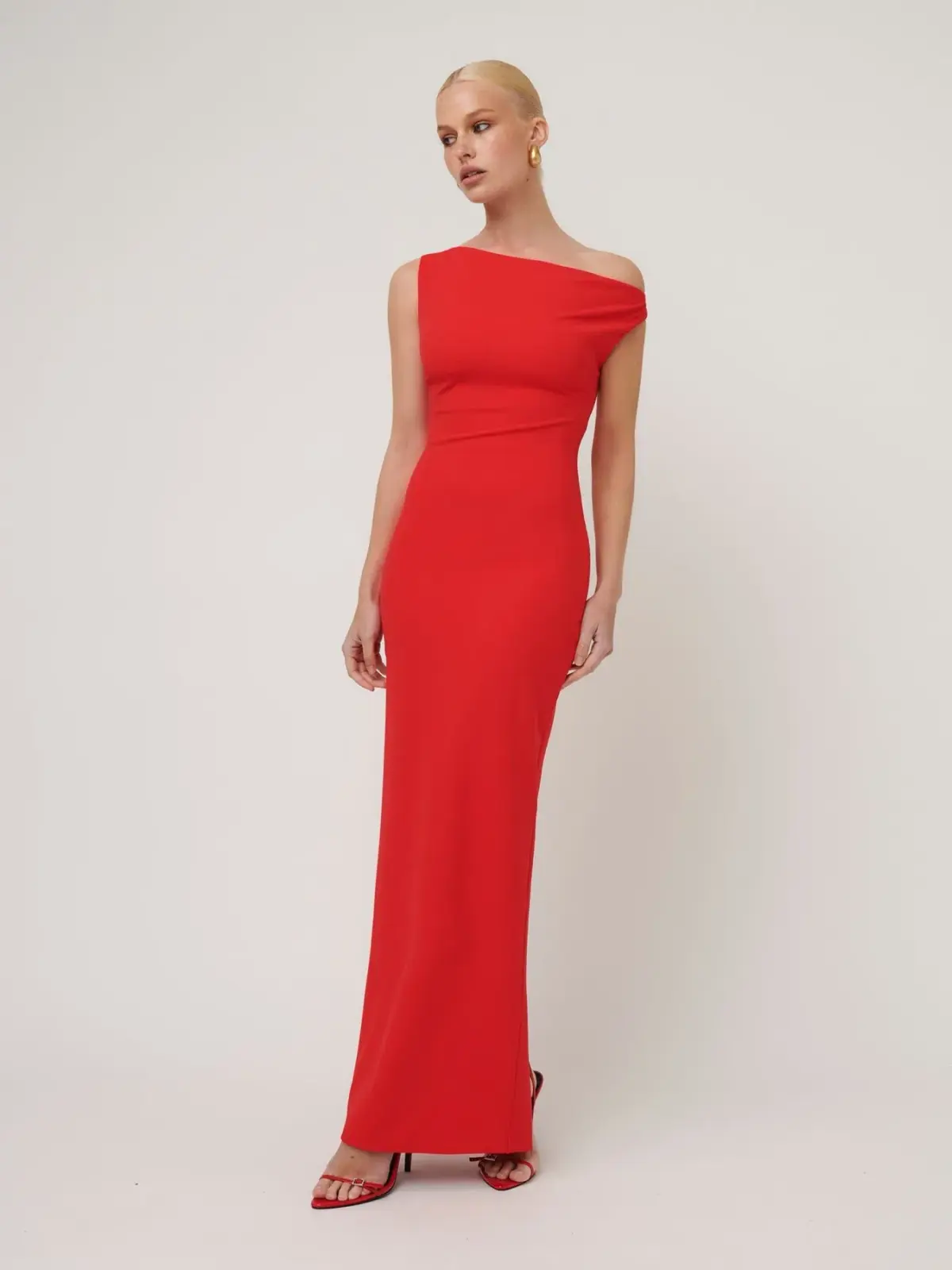 Effie Kats Inaya Gown Cherry Red Size XS / AU 6 - Image 1