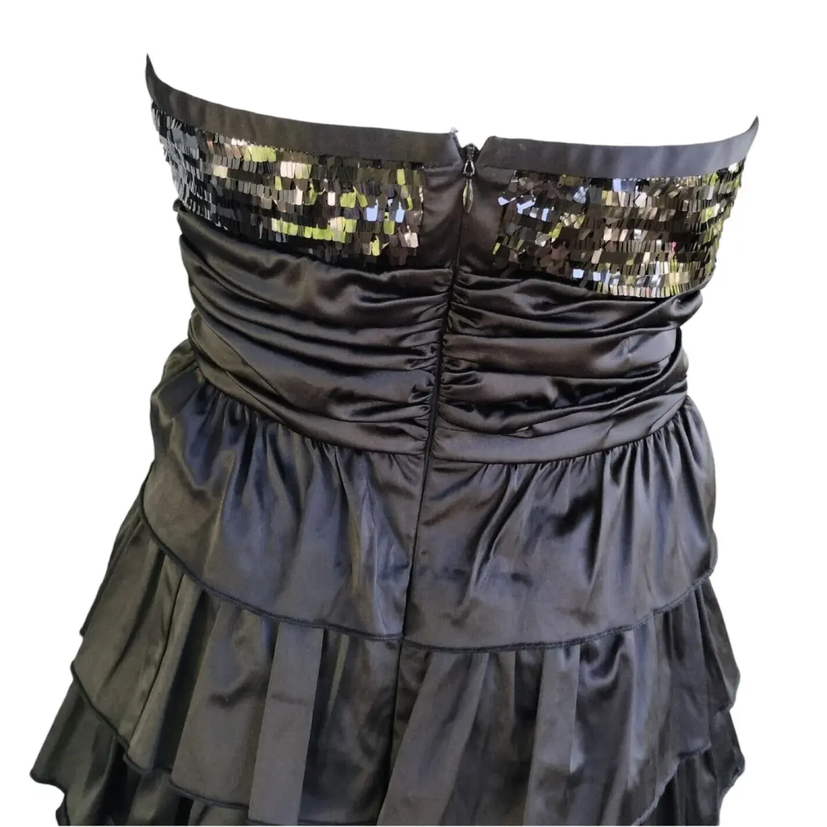 Elle Zeitoune Christina Mini Dress Black Size 10 - Image 7