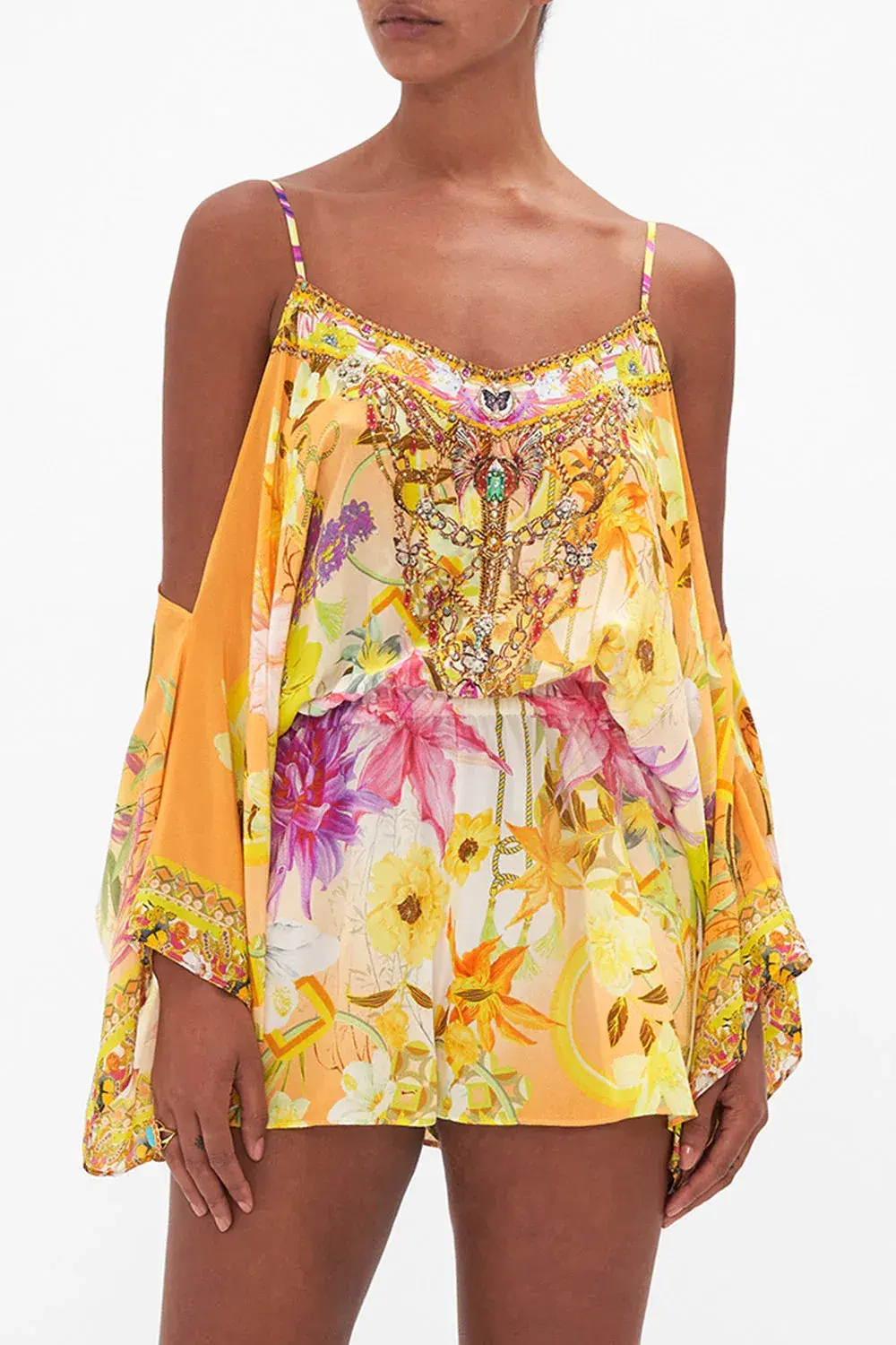 Camilla Franks Drop Shoulder Playsuit How Does Your Garden Grow Size M / AU 12 - Image 2