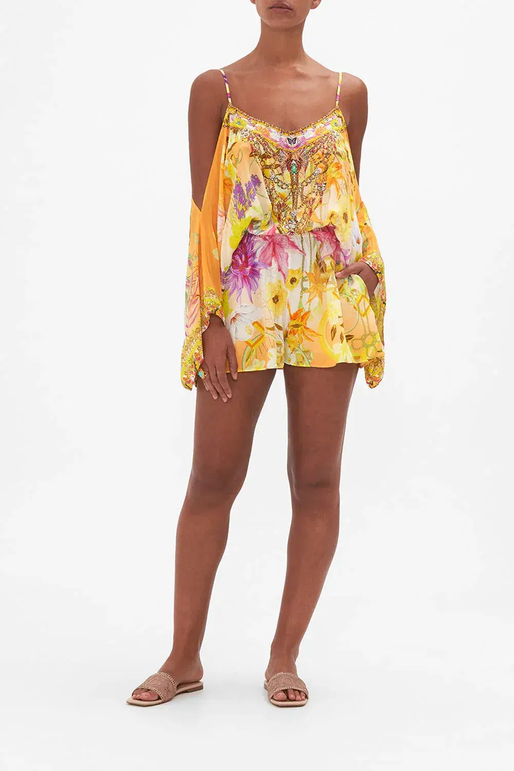 Camilla Franks Drop Shoulder Playsuit How Does Your Garden Grow Size M / AU 12 - Image 1