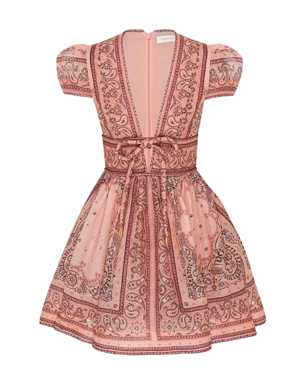 Zimmermann Matchmaker Structured Mini in Pink Bandana Size 1/ AU 10 - Image 3