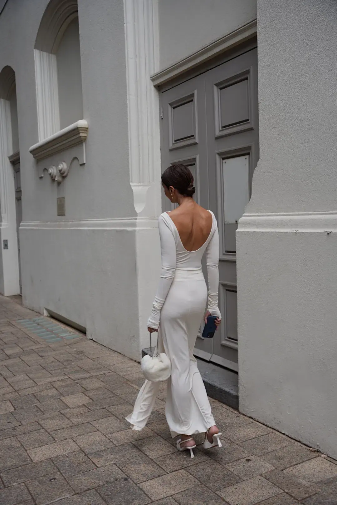 Helsa Studio Matte Jersey Top & Skirt Set Cream Size XXS / AU 6 for rent on The Volte - main image