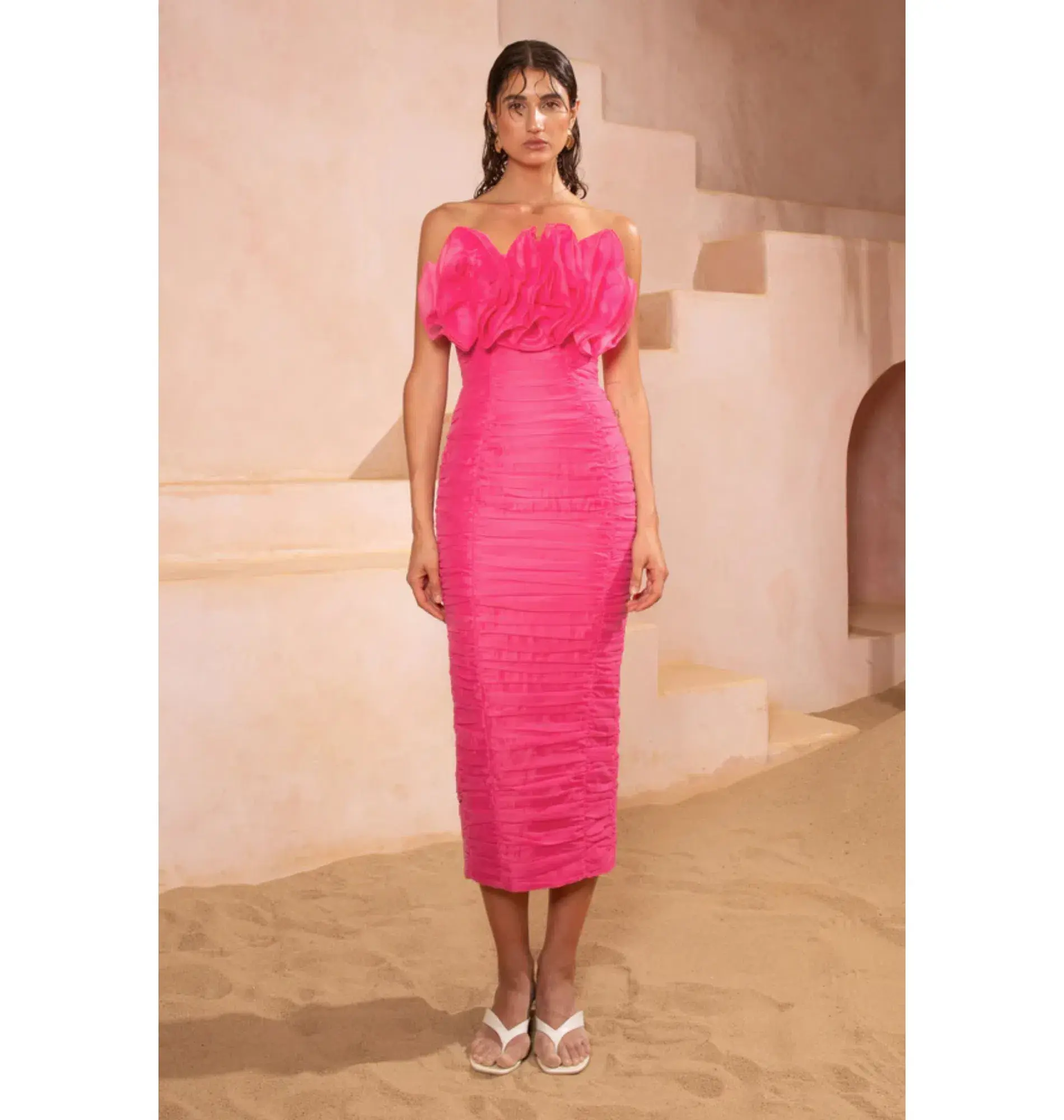 Eliya The Label Portofino Dress in Pink size 6 - Image 1