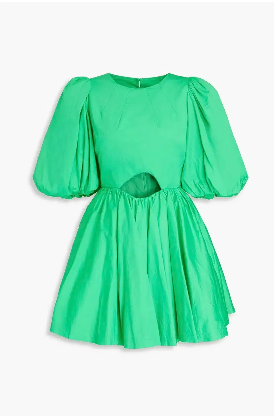 Aje Colette Abstract Cut Out Mini Dress Green Size AU 6 - Image 4