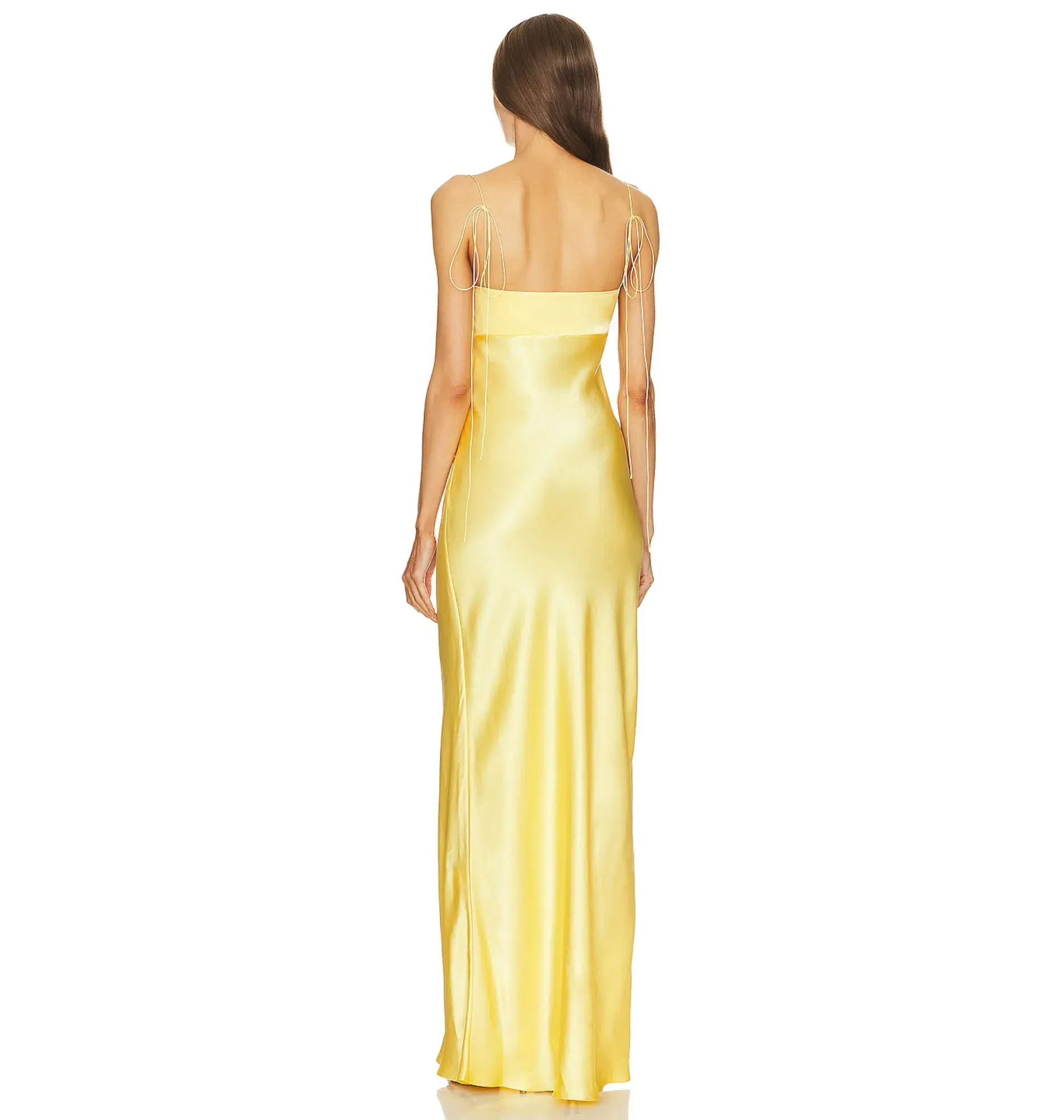 Anna October Tulip Maxi Dress Yellow Size AU 8 - Image 3