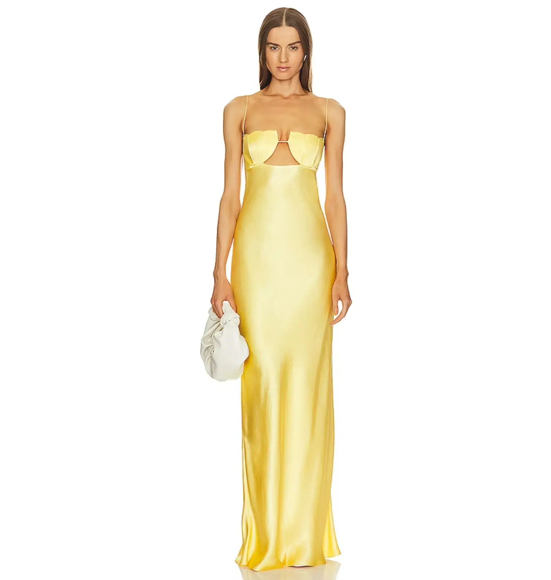 Anna October Tulip Maxi Dress Yellow Size AU 8 - Image 2