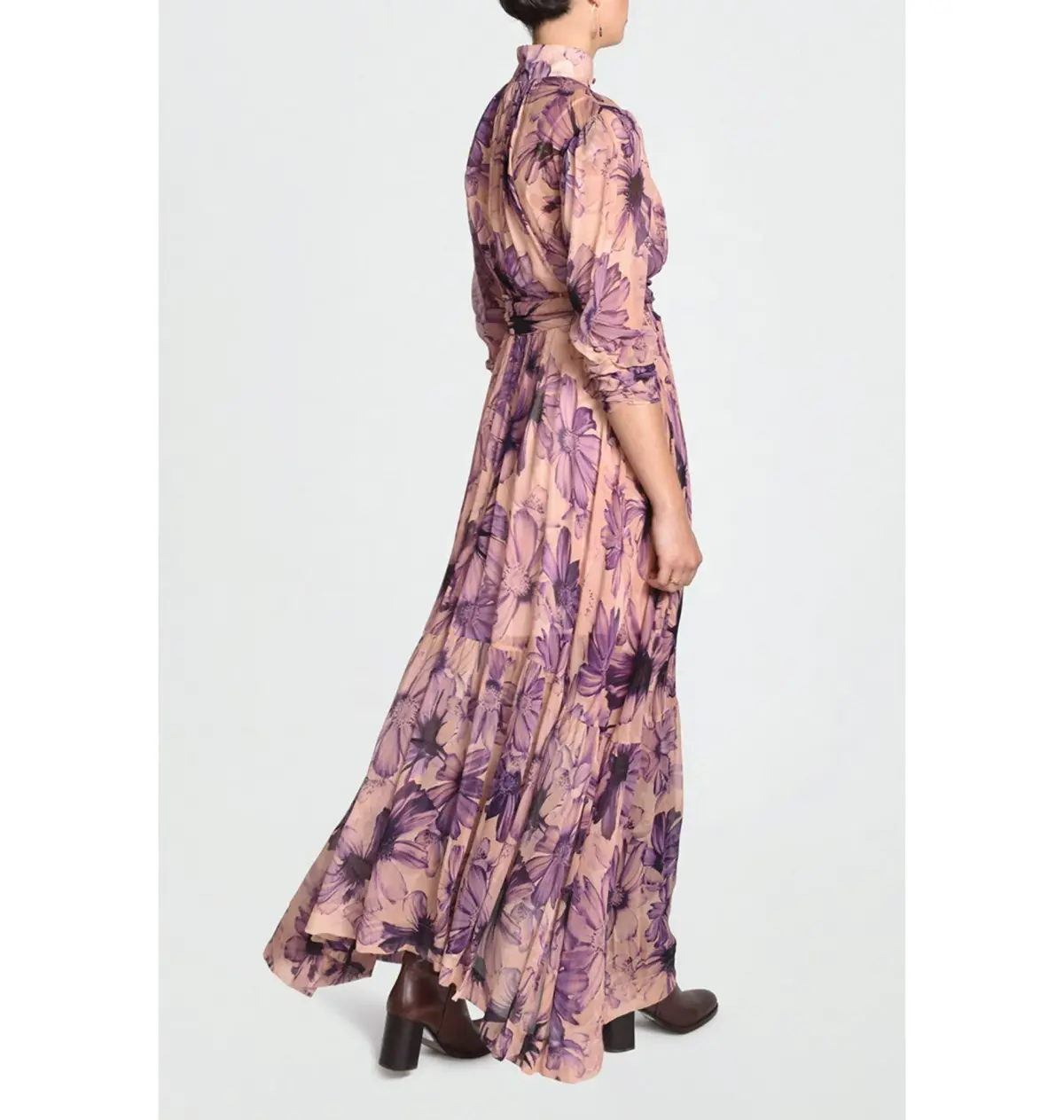 Husk Violet Dress Print Size AU 10 - Image 3