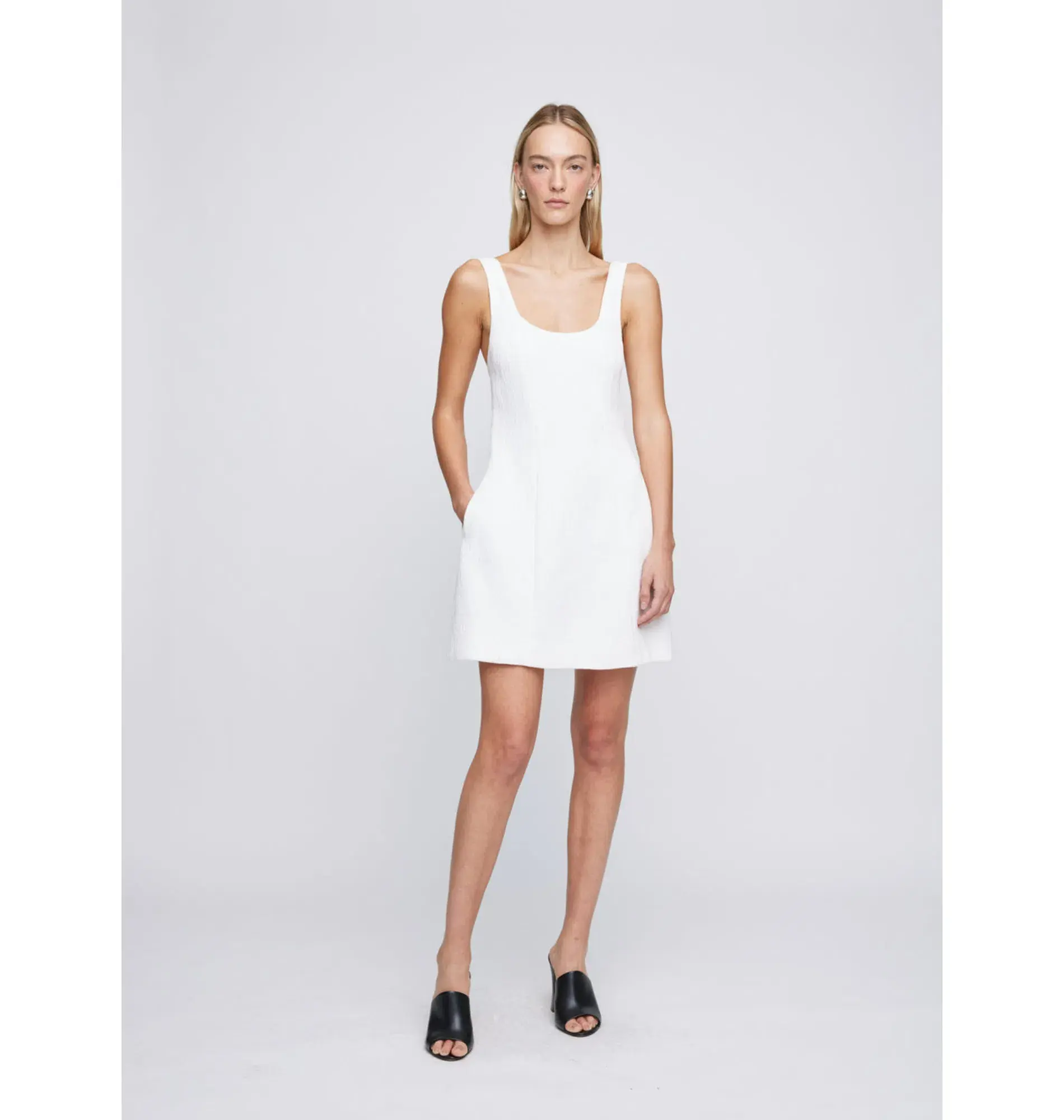 Anna Quan Riona Carta Mini Dress White Size L / AU 12  - Image 1