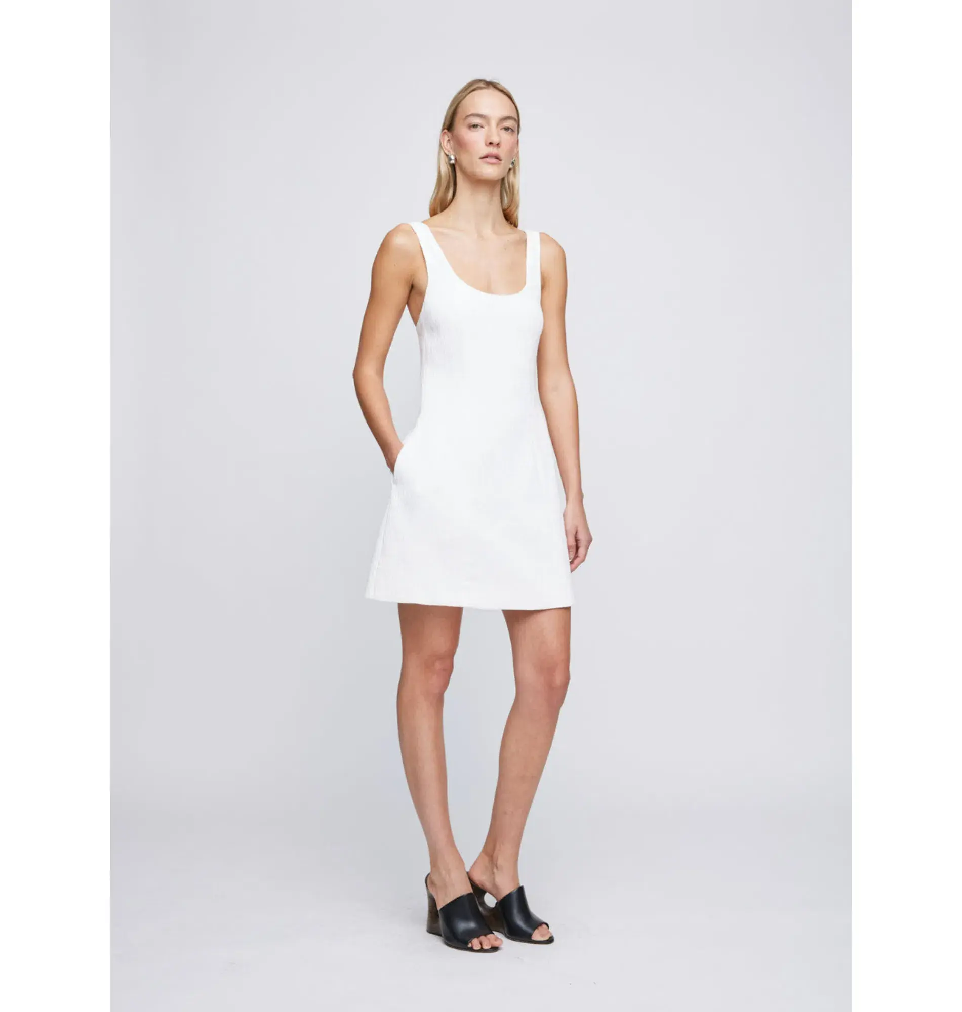 Anna Quan Riona Carta Mini Dress White Size L / AU 12  - Image 2
