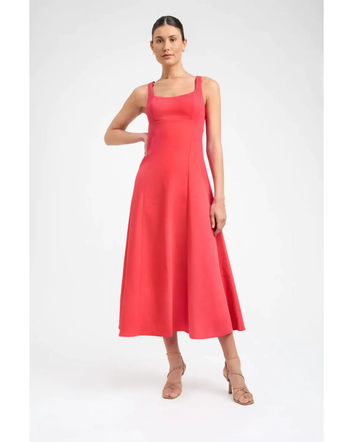 Kookaï Ariel Bodice Dress Tomato Size AU 8 - Image 1