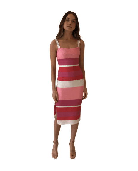 By Johnny Lacework Strop Midi Dress - Image 1