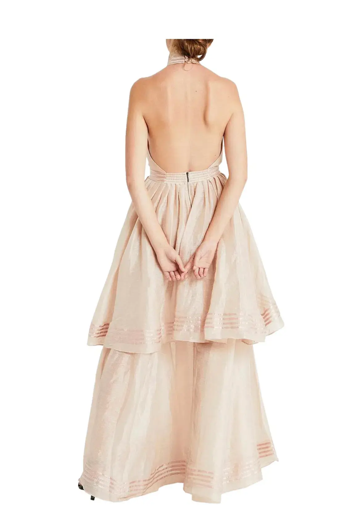 Aje Sienna Dress Blush Size 14  - Image 2