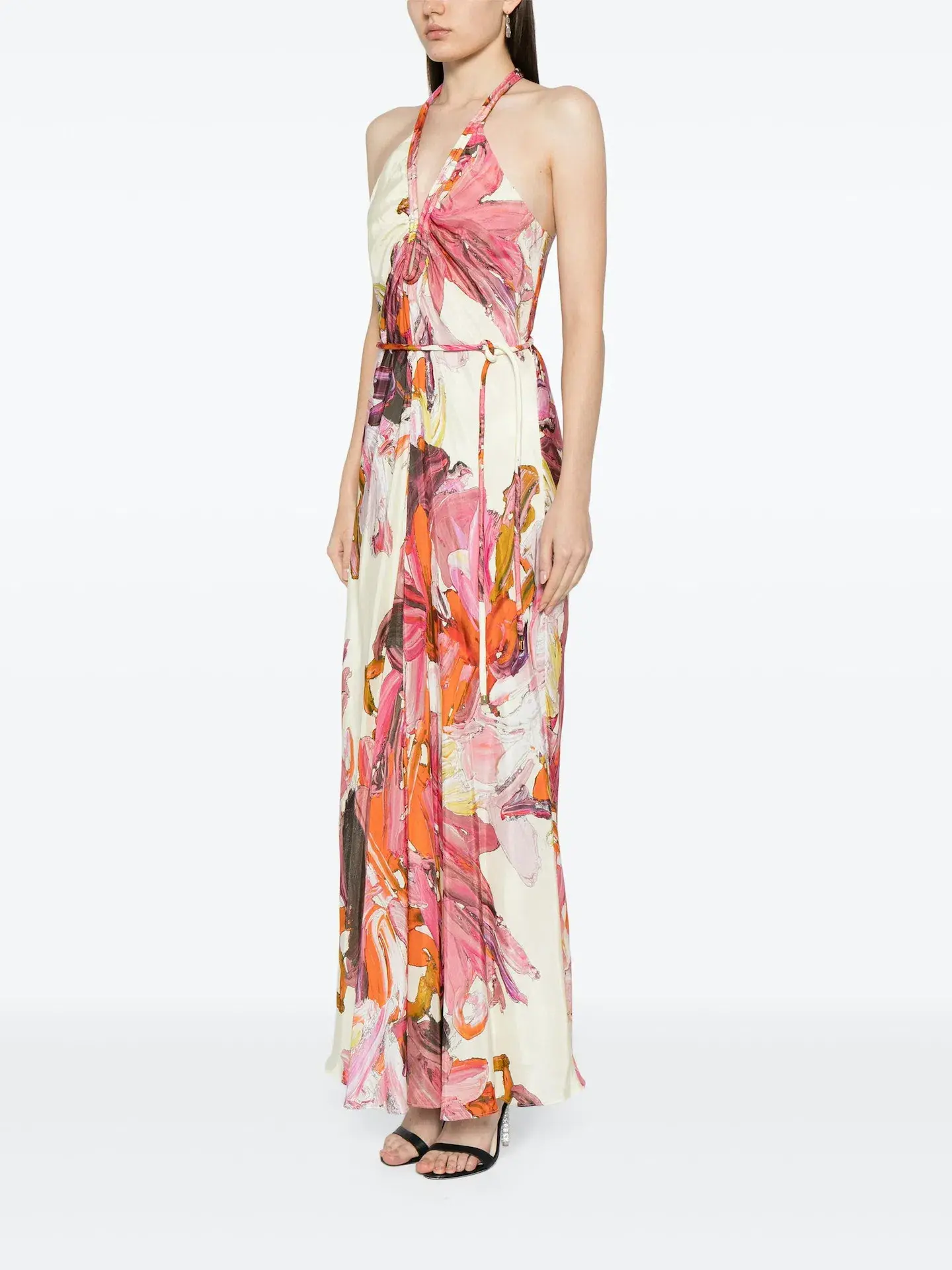 Manning Cartell Distorted Floral Dress Multi Size 4 - Image 1