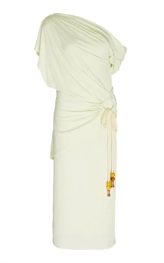 Acler Karline Midi Dress Mint Green Size 6 - Image 4