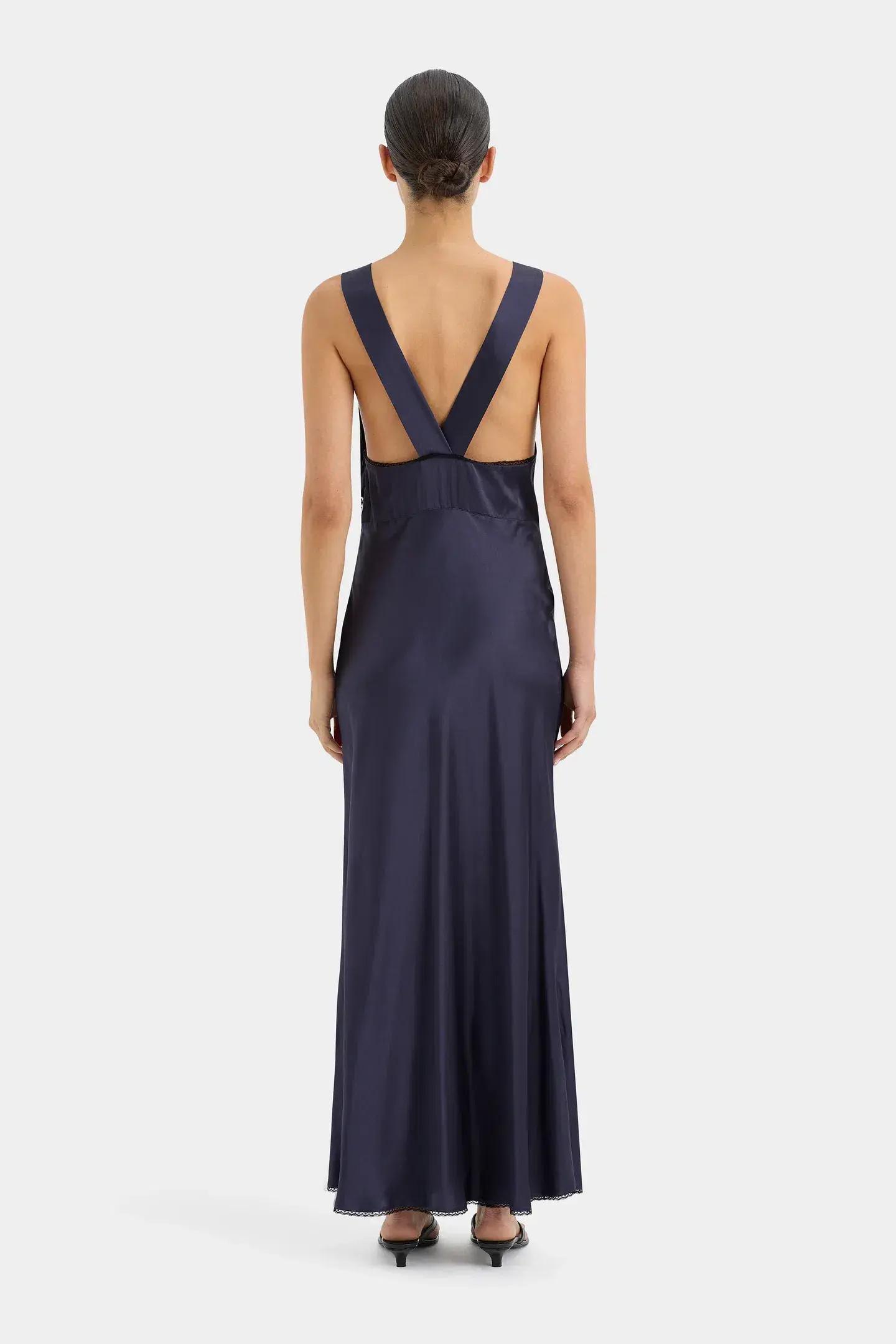 Sir the Label Aries Cut Out Gown Navy Size 3 / AU 12 - Image 3