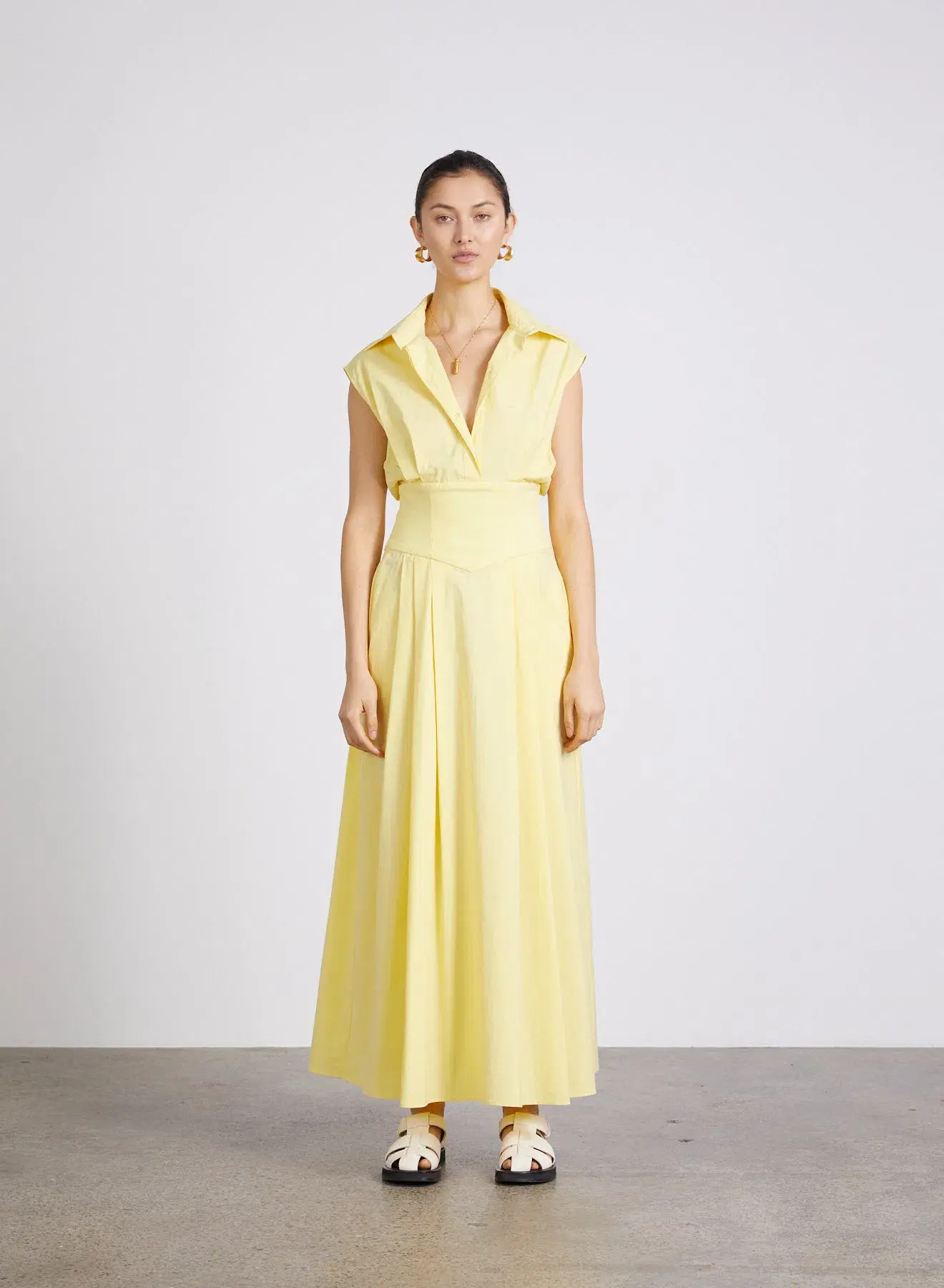 Anna Quan Noor Shirt Dress Yellow Size XS / AU 6  - Image 1