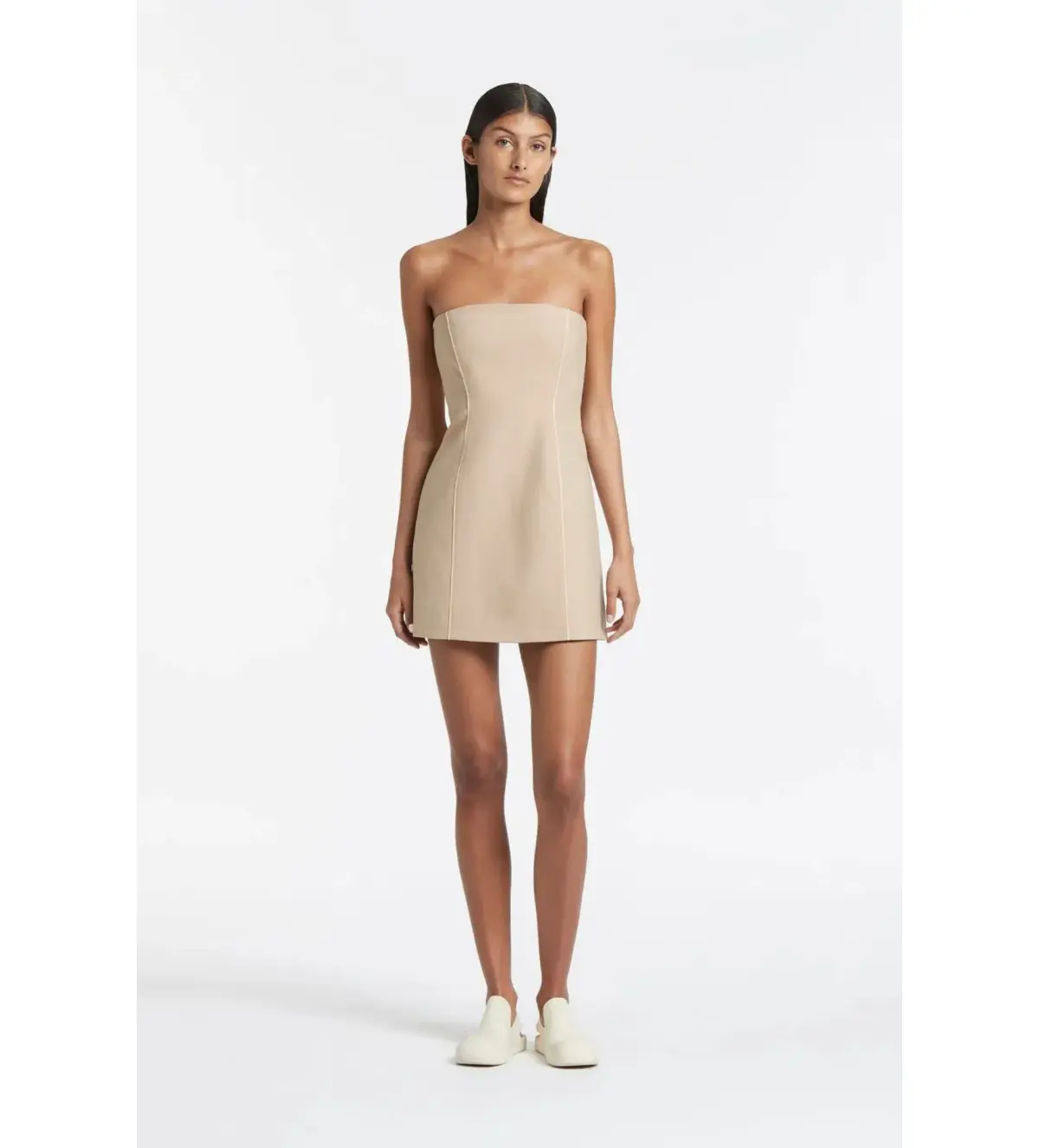 Sir the Label Monte Strapless Mini Dress Tan Size 0/Au 6  - Image 1