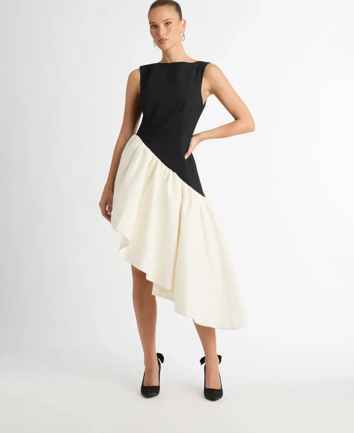 Sheike Gemini Dress Black/White Size 6 - Image 1