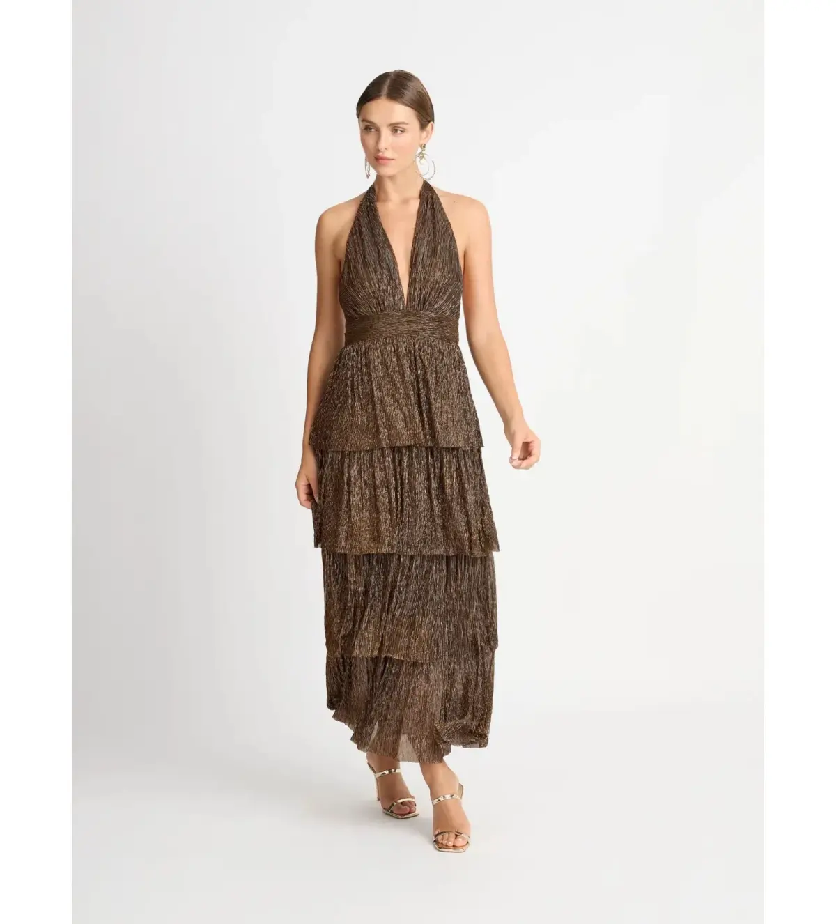 Sheike Galaxy Dress Bronze Size 6  - Image 1