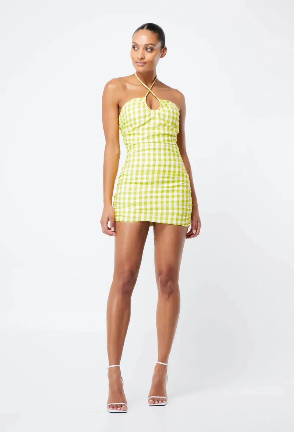 Mossman Check On It Dress Green Size 10 - Image 4