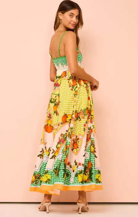 Alemais Lemonis Sundress In Multi Size 8 - Image 3