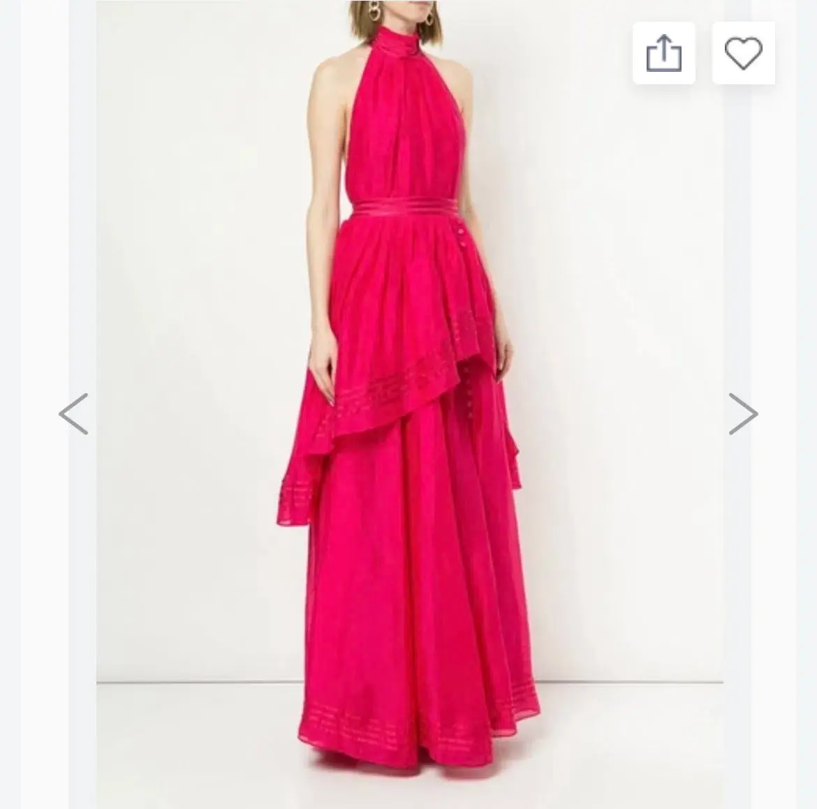 Aje Sienna Maxi Dress Hot Pink Size 16 - Image 1