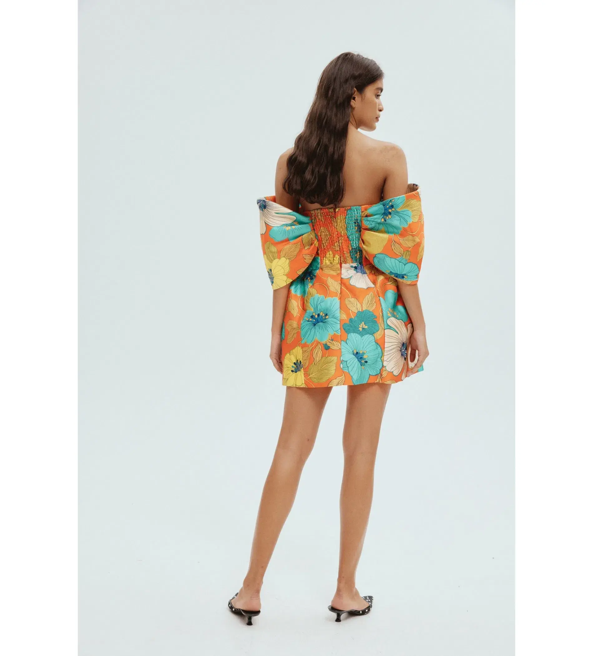 Alemais Piato Sculpt Mini Dress Floral Size 12 - Image 3