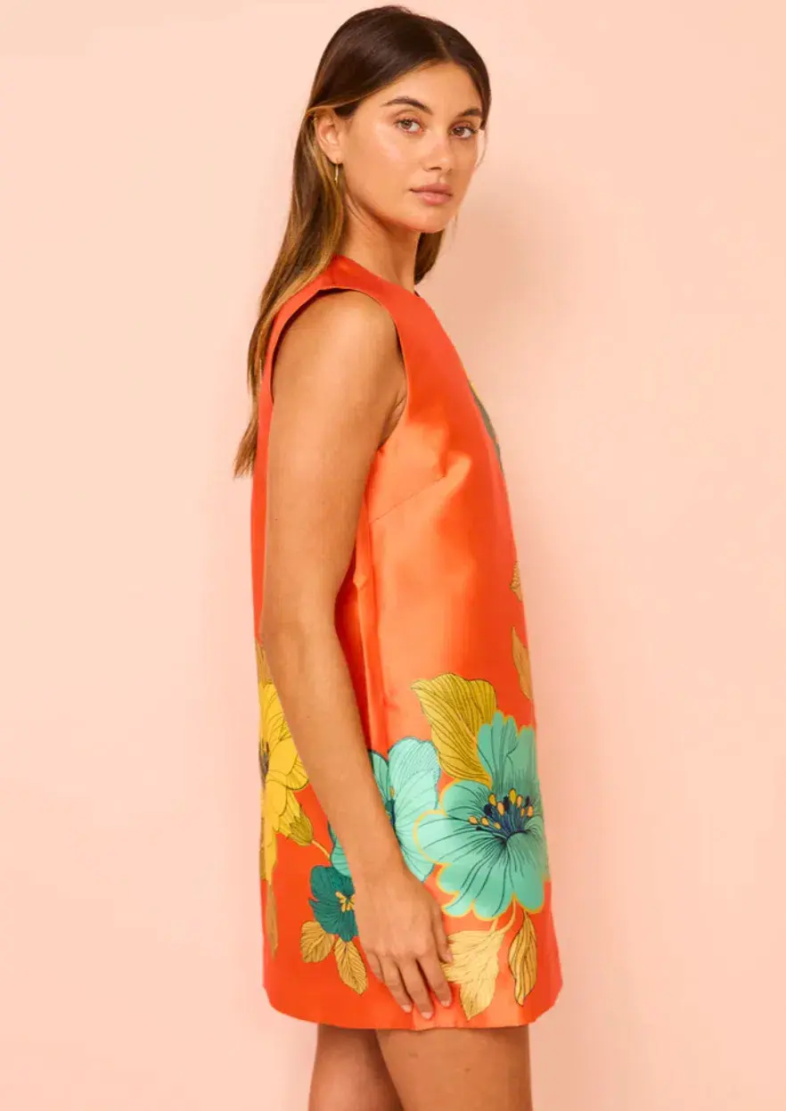 Alemais Piato Mini Dress Floral Size 10 - Image 7