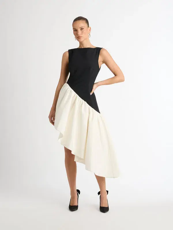 Sheike Gemini Dress Black/White Size 8 for rent on The Volte - main image