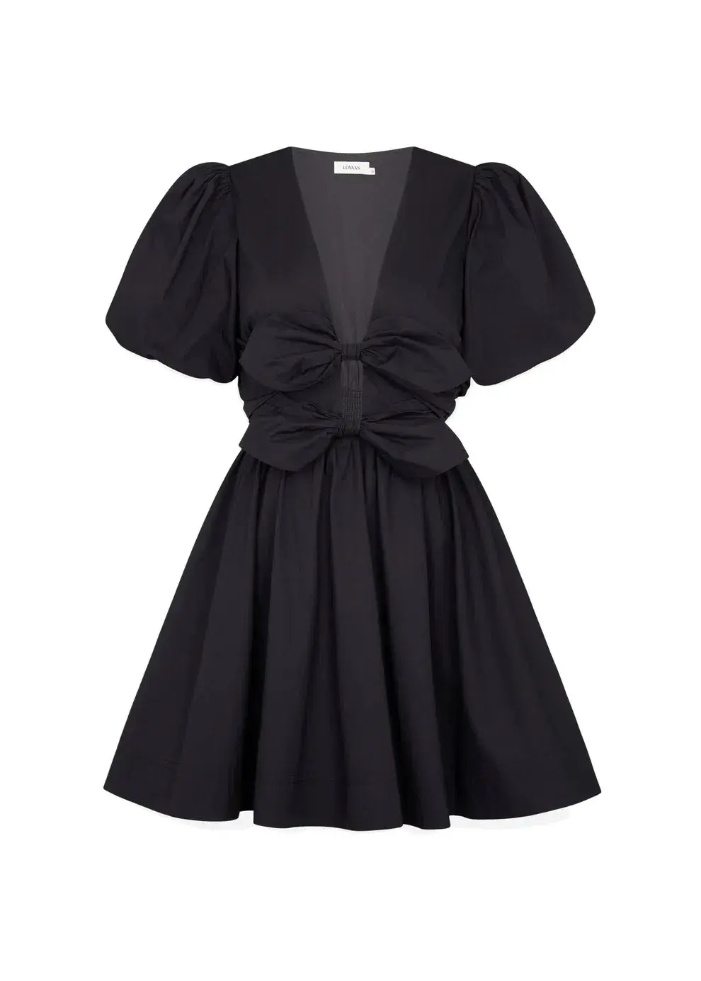 Lovaan Devon Mini Dress Black Size 10 - Image 3