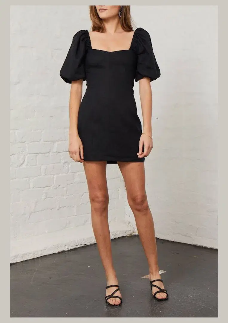 Bec & Bridge Love Addiction Mini Dress Black Size AU 8 - Image 1