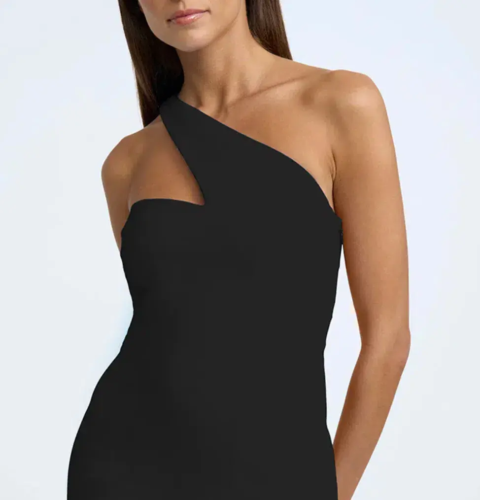 By Johnny Sharp One Shoulder Mini Dress in Black Size L / AU 12 - Image 4