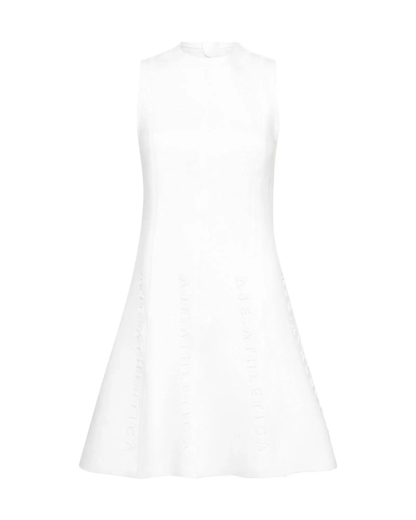 Aje signature logo dress in Ivory Size AU 8 - Image 6