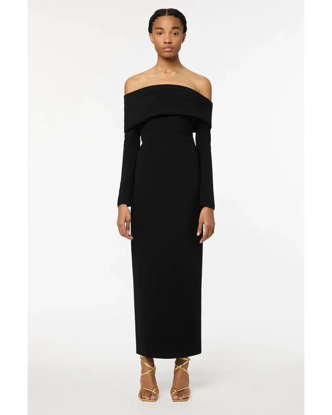 Manning Cartell Another Time Off-shoulder Dress Black Size AU 6 for rent on The Volte - main image