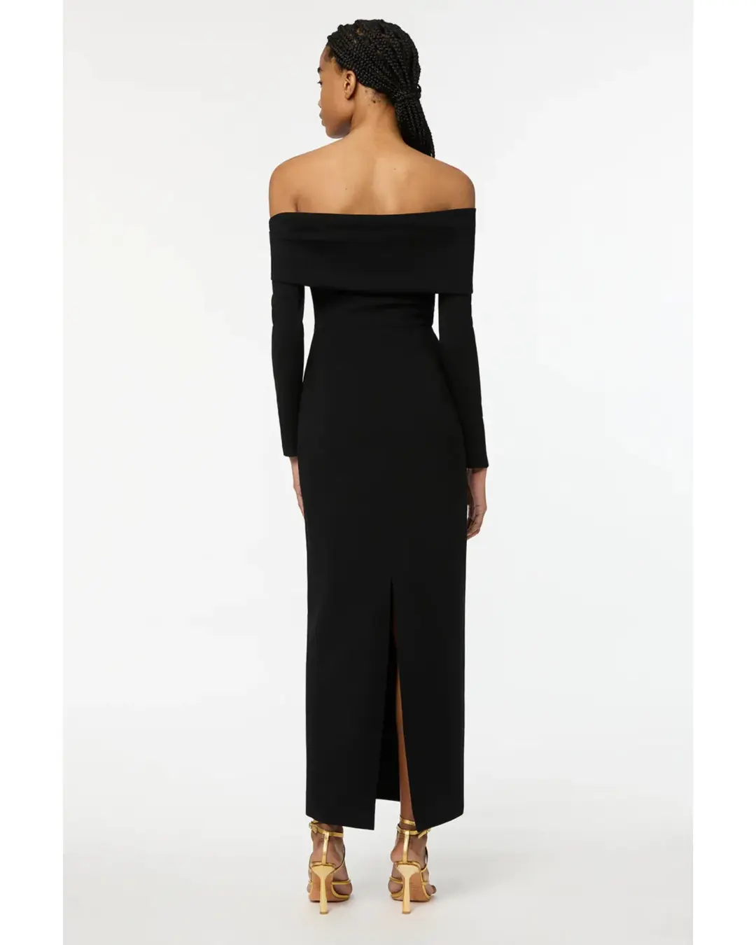 Manning Cartell Another Time Off-shoulder Dress Black Size AU 6 for rent on The Volte - main image