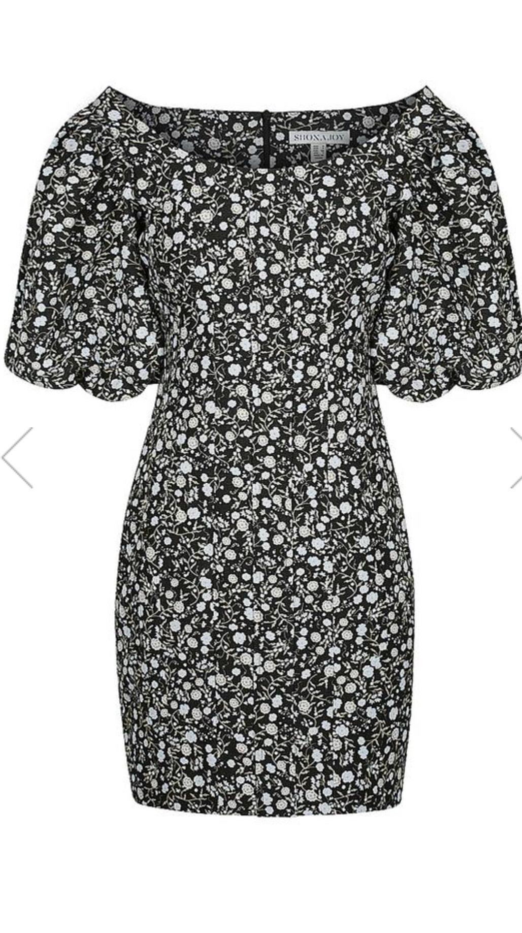 Shona Joy Parker Linen Fitted Mini Dress - Image 2