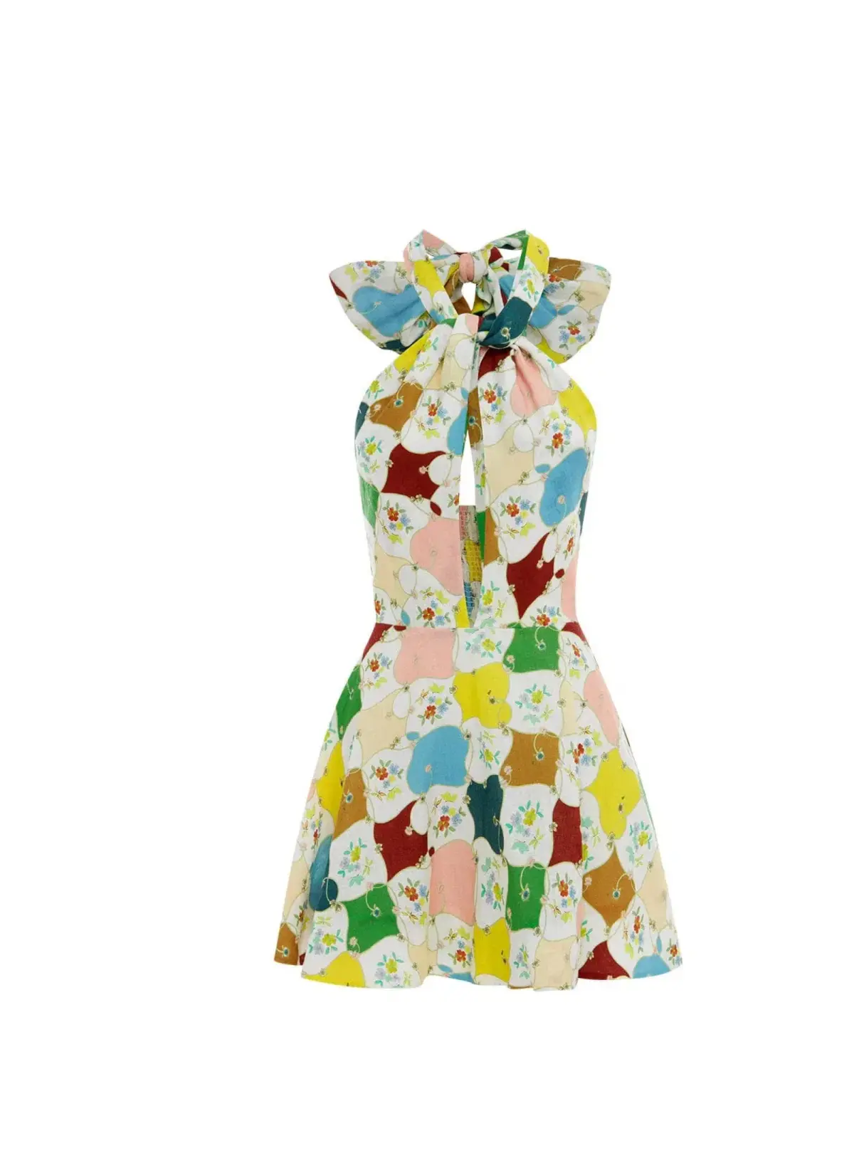 Alemais Everly Mini Dress in Multi Size AU 10 - Image 4