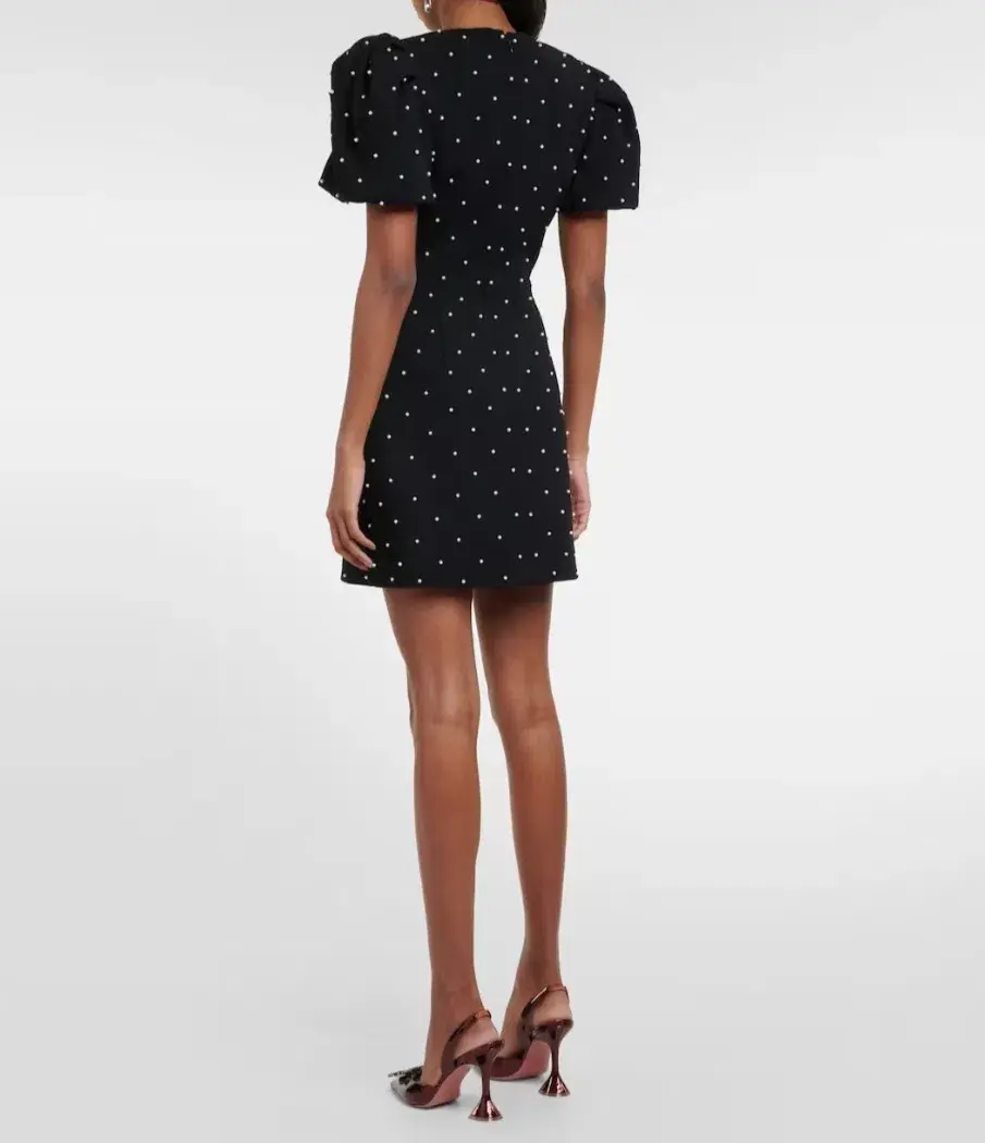 Rebecca Vallance Veronica Mini Dress Black Size AU 14 - Image 2