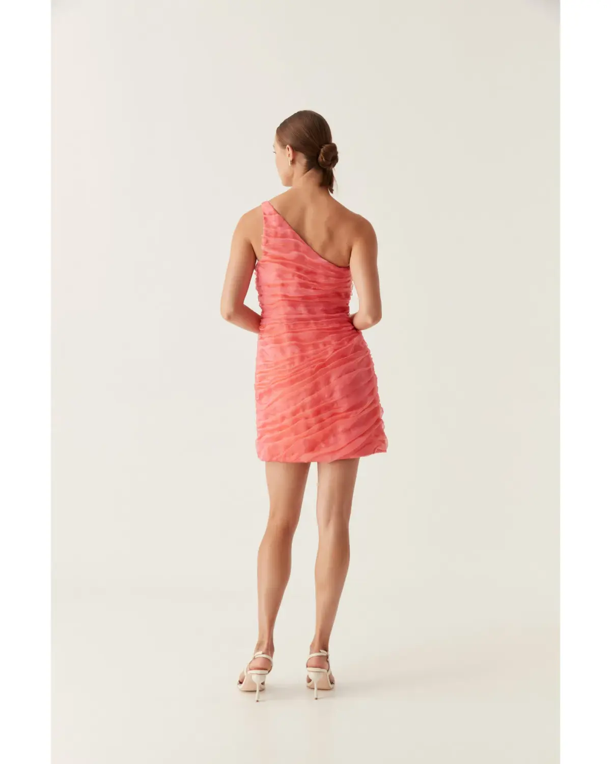 Aje Mercury Dress in Coral Size AU 10  - Image 4