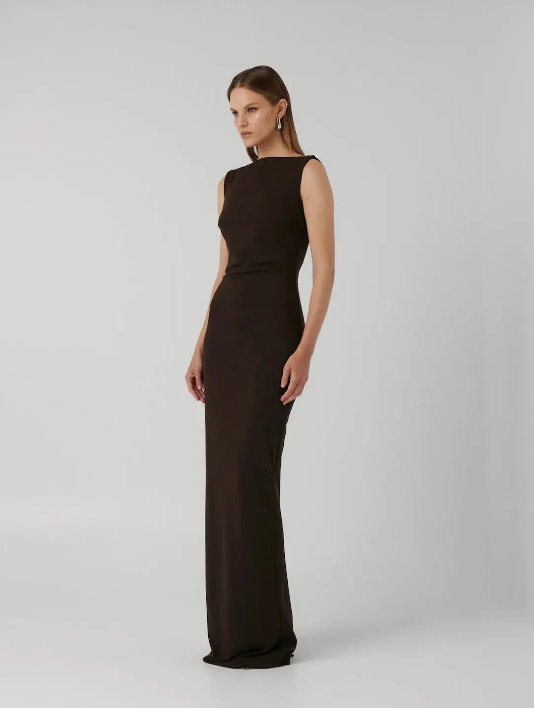 Effie Kats Verona Gown Coffee Size XS / AU 6-8 - Image 3