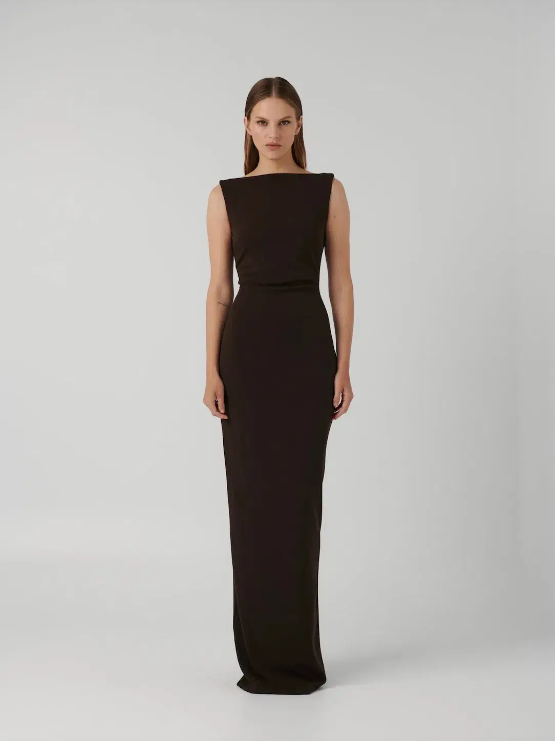 Effie Kats Verona Gown Coffee Size XS / AU 6-8 - Image 1