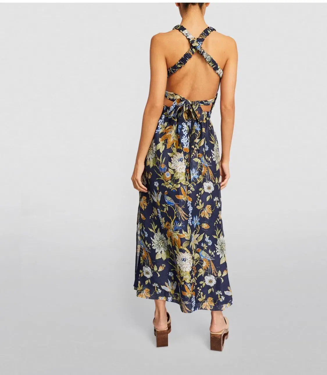 Sir the Label Lilian Cross Back Dress Delia Floral Size 0/ AU 6 - Image 3