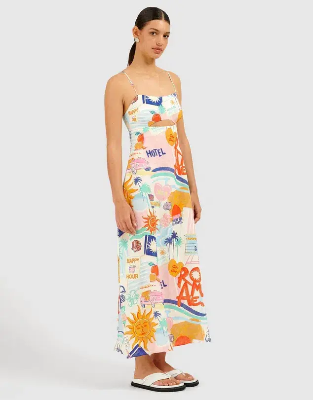 Roame Isla Dress Print Size 8 - Image 2