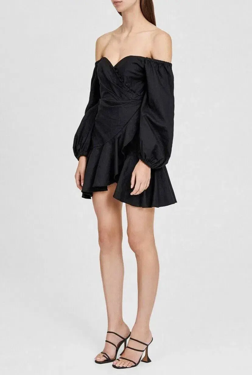Significant Other Jasmine Mini Dress Black Size 10 - Image 3