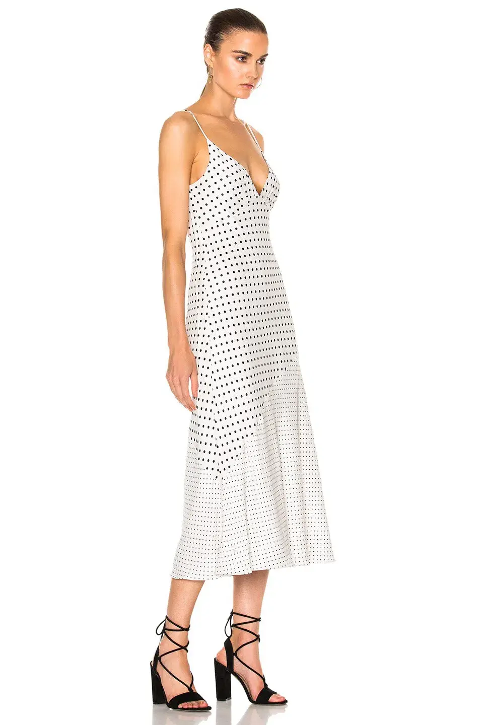 Zimmermann Stranded Tuck Slip Midi Dress Pearl Dot Size 1 / AU 10 - Image 2
