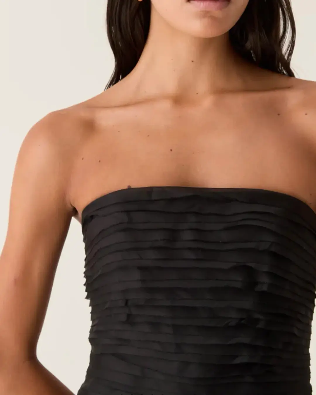 Aje Soundscape Maxi Dress Black Size 8 for rent on The Volte - main image