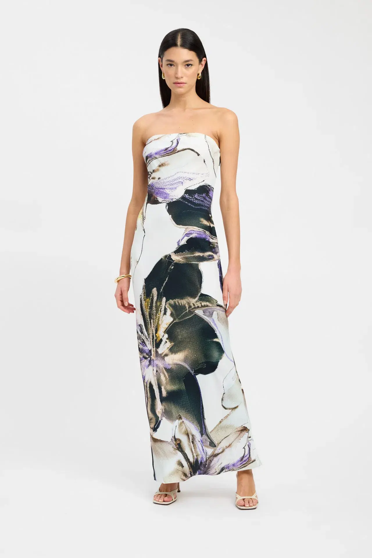 Kookai Ava Midi Dress Multi Floral Size 36 / AU 8 - Image 1