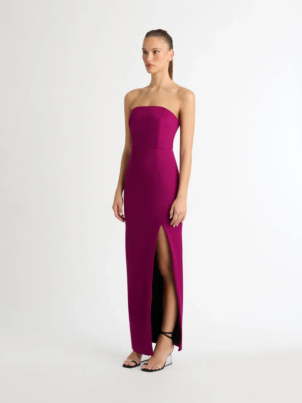 Sheike Charlie Gown Magenta Size 12 - Image 2