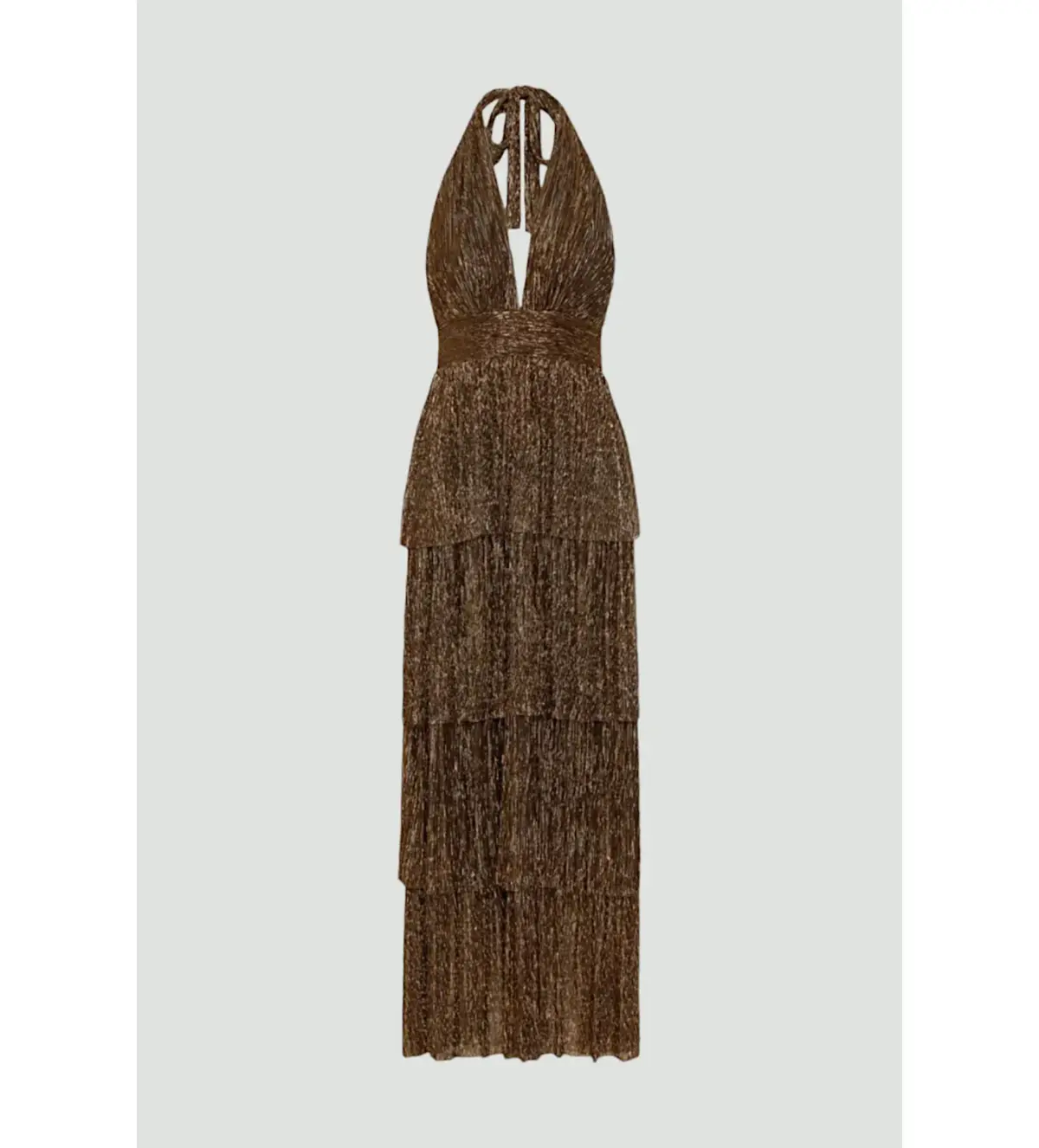 Sheike Galaxy Dress Bronze Size 10 - Image 2